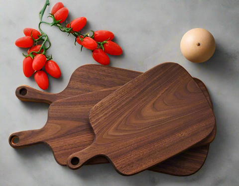 Black walnut wood boards small, medium and large