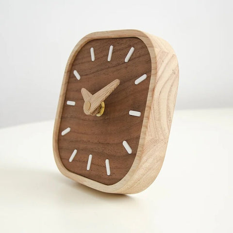 Small modern wood clock