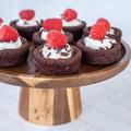 Farmhouse Cake Stand | Walnut Wood