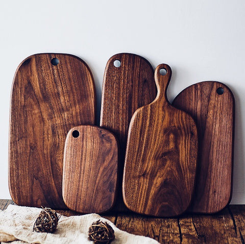 Black walnut chopping boards