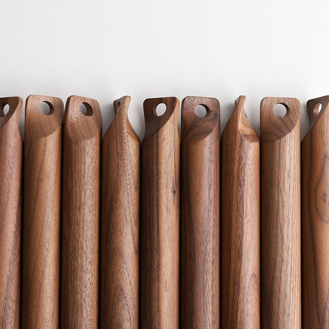 Black walnut French rolling pins