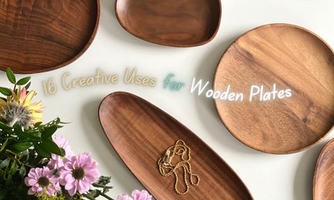 16 Creative Ways To Use Wooden Plates, Trays or Platters