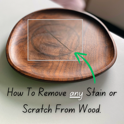 How to remove any stains or scratches from wood at home