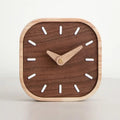 Quiet wooden modern clock 