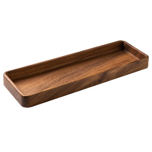 long rectangular wooden tray
