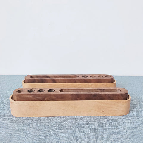 stylish wooden workspace accessories