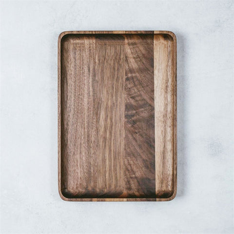 Acacia wood organization trays