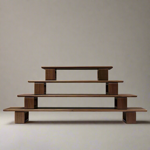 ModRise Black Walnut Monitor Stand