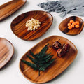 Natural Contour Acacia Plates