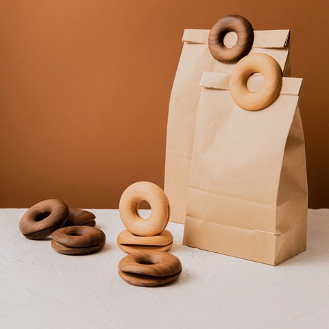 Wood Donuts | Food-Bag Sealing Clips