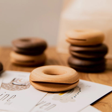 Wood Donuts | Food-Bag Sealing Clips