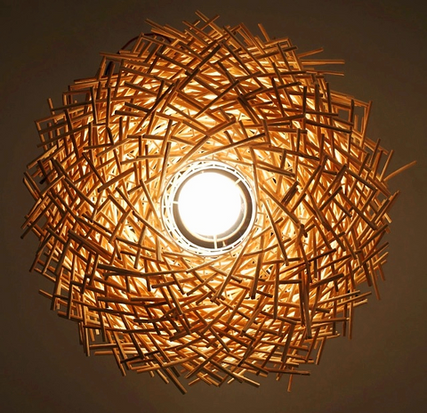 rattan pendant light for kitchen