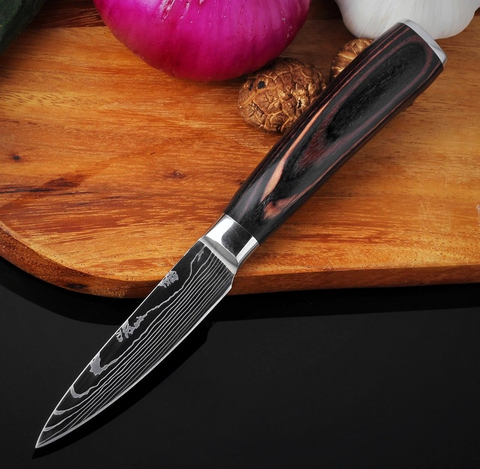 Samurai Slice - Damascus Steel Kitchen Knives