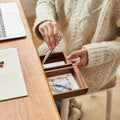 small wooden desk drawers