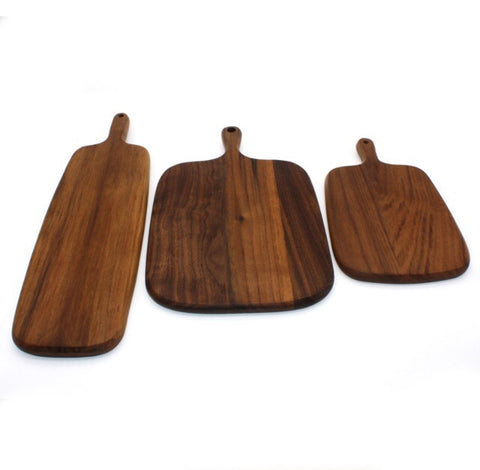 black walnut serving boards